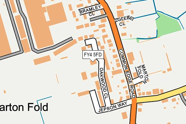 FY4 5FD map - OS OpenMap – Local (Ordnance Survey)