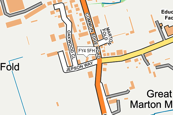 FY4 5FH map - OS OpenMap – Local (Ordnance Survey)