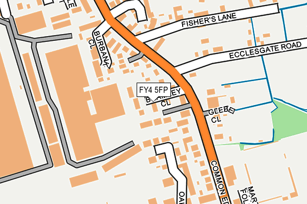 FY4 5FP map - OS OpenMap – Local (Ordnance Survey)