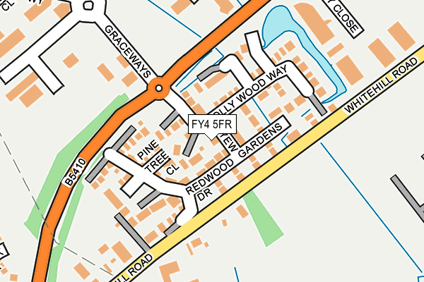 FY4 5FR map - OS OpenMap – Local (Ordnance Survey)