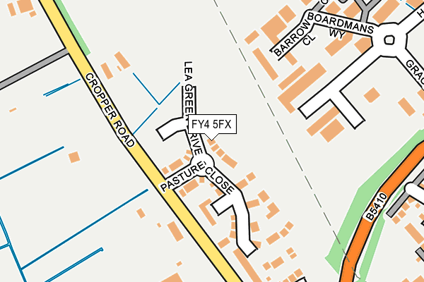 FY4 5FX map - OS OpenMap – Local (Ordnance Survey)