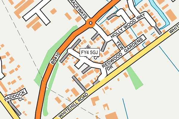 FY4 5GJ map - OS OpenMap – Local (Ordnance Survey)