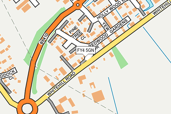 FY4 5GN map - OS OpenMap – Local (Ordnance Survey)