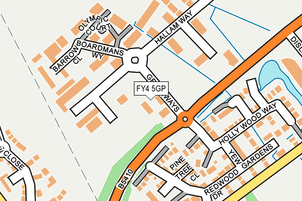 FY4 5GP map - OS OpenMap – Local (Ordnance Survey)