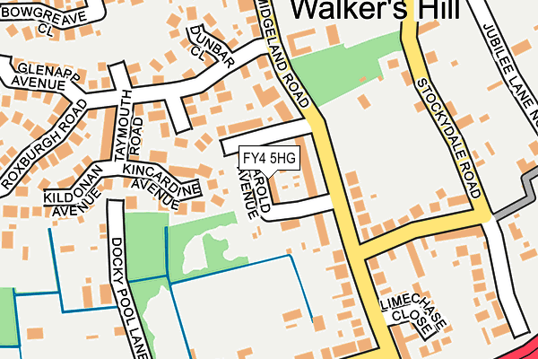 FY4 5HG map - OS OpenMap – Local (Ordnance Survey)
