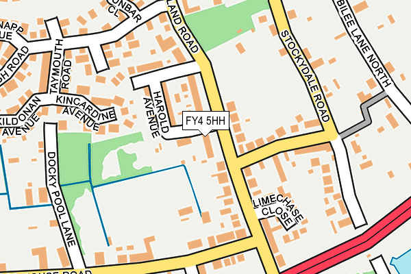 FY4 5HH map - OS OpenMap – Local (Ordnance Survey)