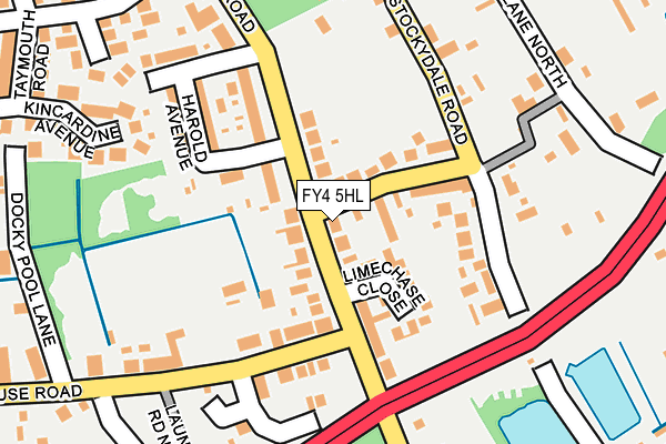 FY4 5HL map - OS OpenMap – Local (Ordnance Survey)