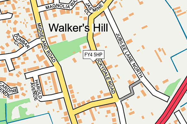 FY4 5HP map - OS OpenMap – Local (Ordnance Survey)