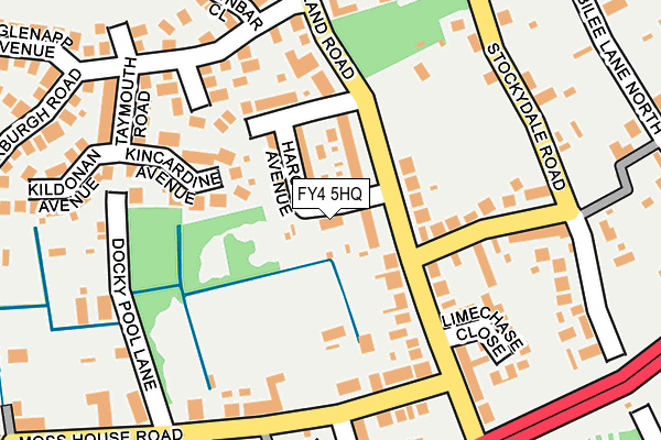 FY4 5HQ map - OS OpenMap – Local (Ordnance Survey)