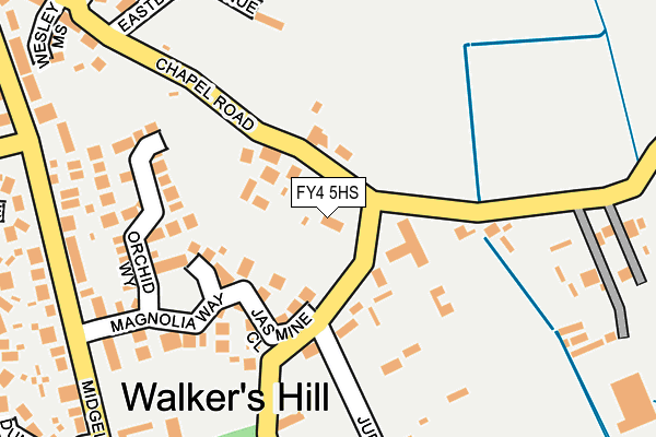FY4 5HS map - OS OpenMap – Local (Ordnance Survey)