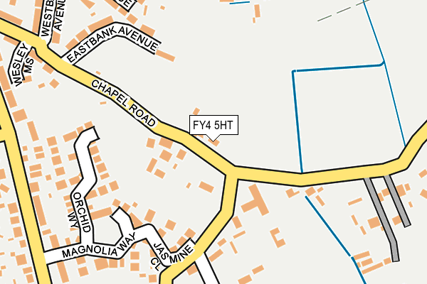 FY4 5HT map - OS OpenMap – Local (Ordnance Survey)
