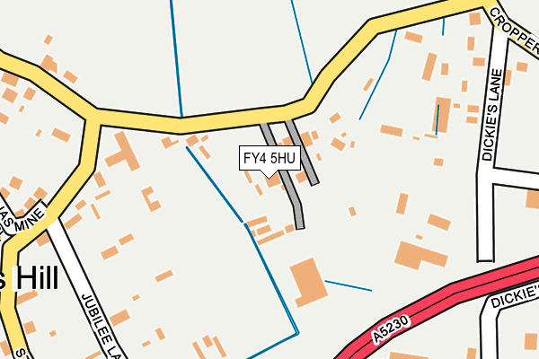 FY4 5HU map - OS OpenMap – Local (Ordnance Survey)