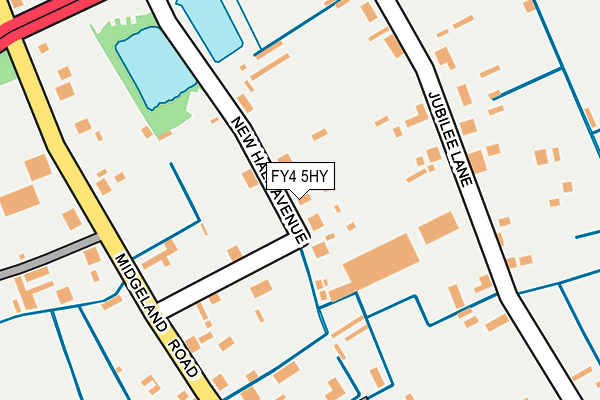 FY4 5HY map - OS OpenMap – Local (Ordnance Survey)