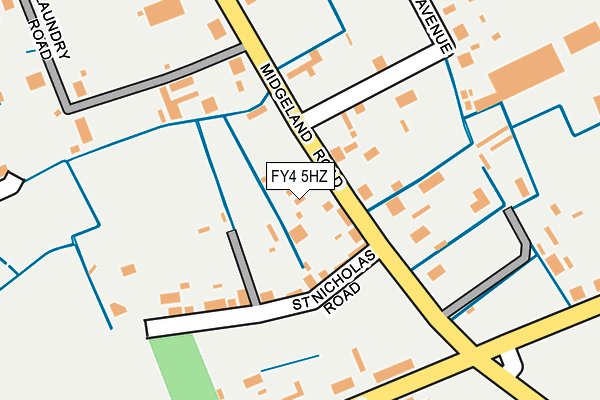 FY4 5HZ map - OS OpenMap – Local (Ordnance Survey)