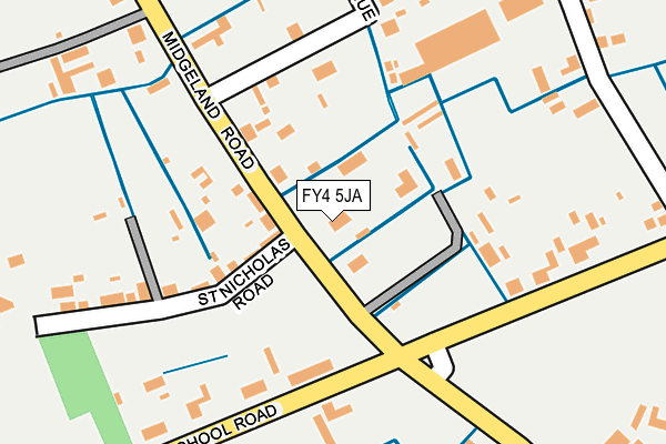 FY4 5JA map - OS OpenMap – Local (Ordnance Survey)