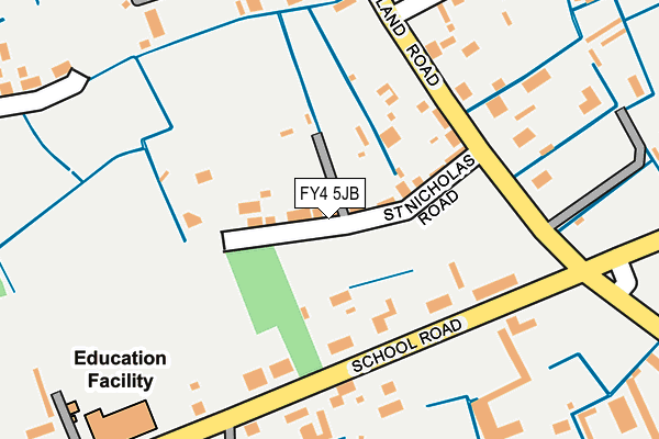 FY4 5JB map - OS OpenMap – Local (Ordnance Survey)