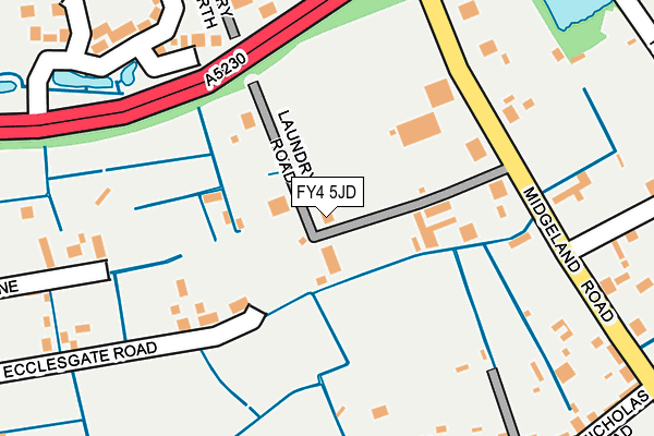 FY4 5JD map - OS OpenMap – Local (Ordnance Survey)