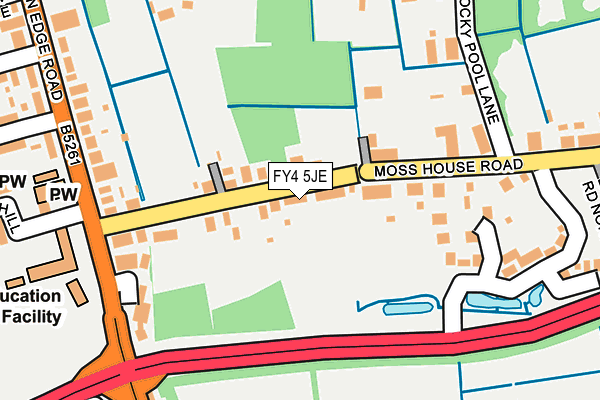 FY4 5JE map - OS OpenMap – Local (Ordnance Survey)