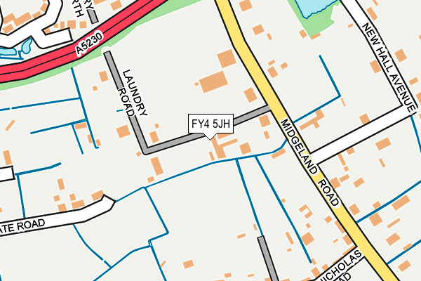 FY4 5JH map - OS OpenMap – Local (Ordnance Survey)