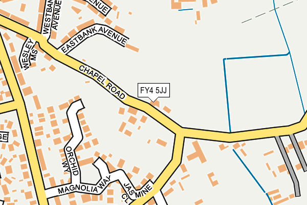 FY4 5JJ map - OS OpenMap – Local (Ordnance Survey)