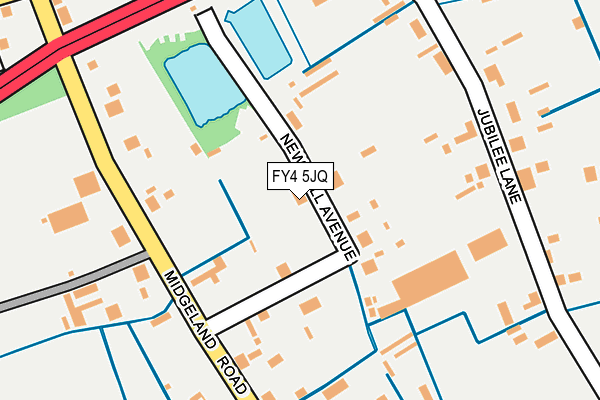 FY4 5JQ map - OS OpenMap – Local (Ordnance Survey)