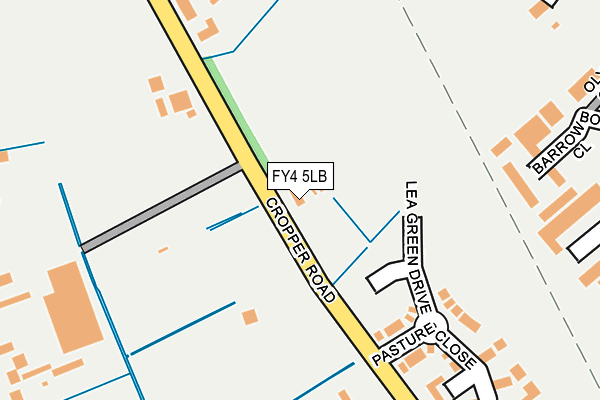 FY4 5LB map - OS OpenMap – Local (Ordnance Survey)