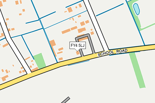 FY4 5LJ map - OS OpenMap – Local (Ordnance Survey)