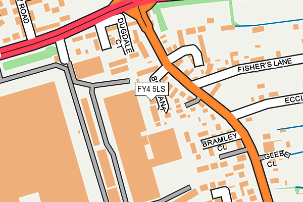 FY4 5LS map - OS OpenMap – Local (Ordnance Survey)