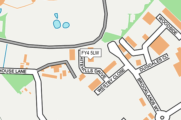 FY4 5LW map - OS OpenMap – Local (Ordnance Survey)