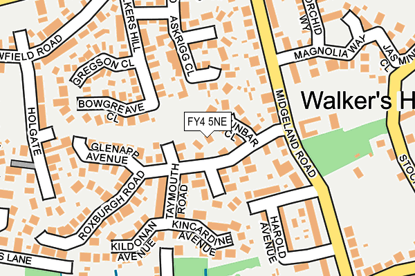 FY4 5NE map - OS OpenMap – Local (Ordnance Survey)