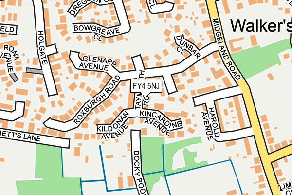 FY4 5NJ map - OS OpenMap – Local (Ordnance Survey)