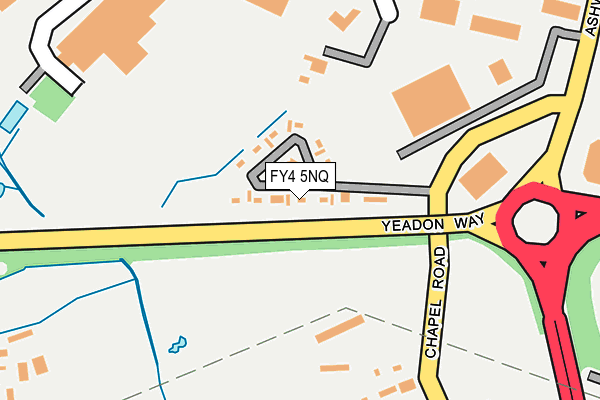 FY4 5NQ map - OS OpenMap – Local (Ordnance Survey)