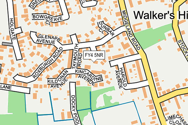 FY4 5NR map - OS OpenMap – Local (Ordnance Survey)