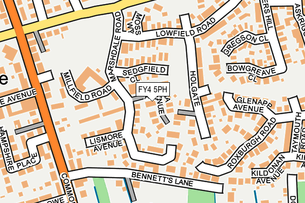 FY4 5PH map - OS OpenMap – Local (Ordnance Survey)