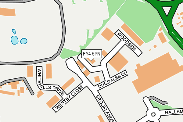 FY4 5PN map - OS OpenMap – Local (Ordnance Survey)