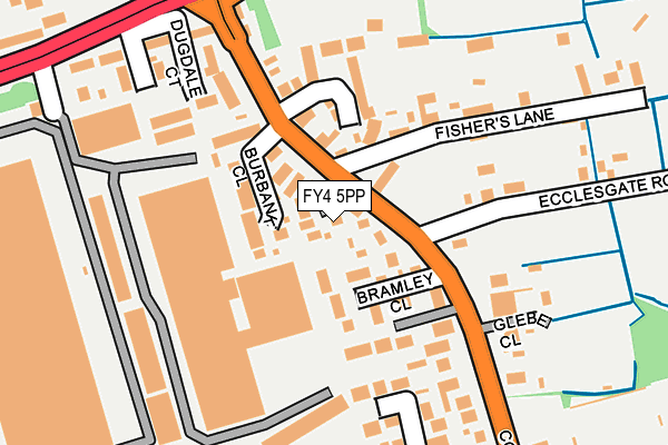 FY4 5PP map - OS OpenMap – Local (Ordnance Survey)
