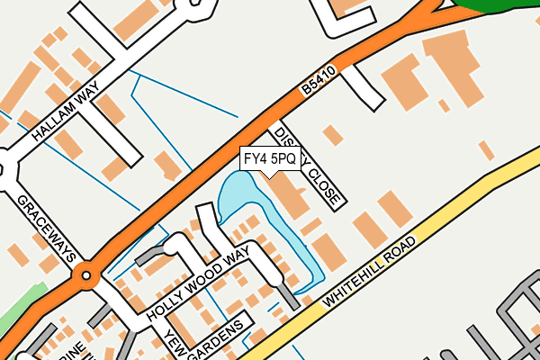 FY4 5PQ map - OS OpenMap – Local (Ordnance Survey)