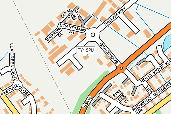 FY4 5PU map - OS OpenMap – Local (Ordnance Survey)