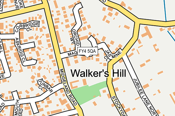 FY4 5QA map - OS OpenMap – Local (Ordnance Survey)