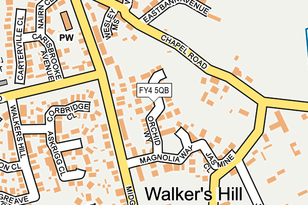 FY4 5QB map - OS OpenMap – Local (Ordnance Survey)