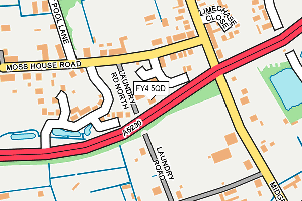 FY4 5QD map - OS OpenMap – Local (Ordnance Survey)