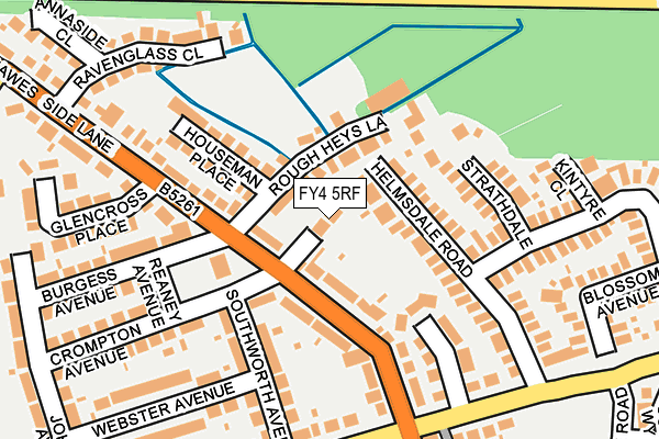 FY4 5RF map - OS OpenMap – Local (Ordnance Survey)
