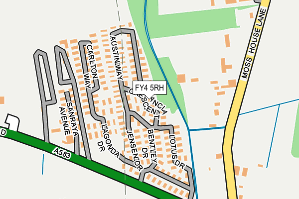 FY4 5RH map - OS OpenMap – Local (Ordnance Survey)