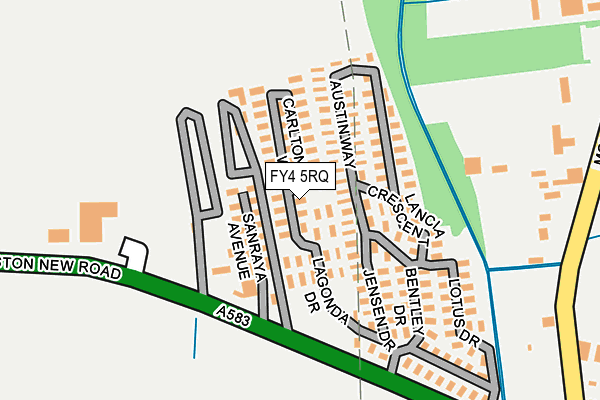 FY4 5RQ map - OS OpenMap – Local (Ordnance Survey)