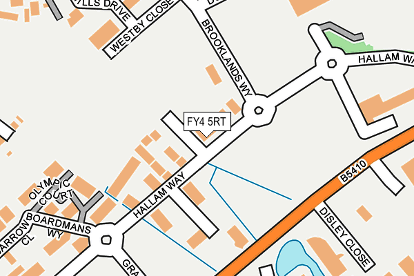 FY4 5RT map - OS OpenMap – Local (Ordnance Survey)