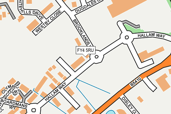 FY4 5RU map - OS OpenMap – Local (Ordnance Survey)