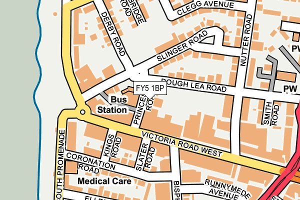 FY5 1BP map - OS OpenMap – Local (Ordnance Survey)