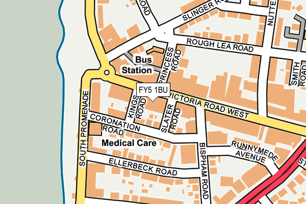 FY5 1BU map - OS OpenMap – Local (Ordnance Survey)