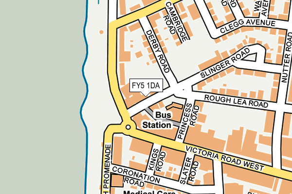 FY5 1DA map - OS OpenMap – Local (Ordnance Survey)