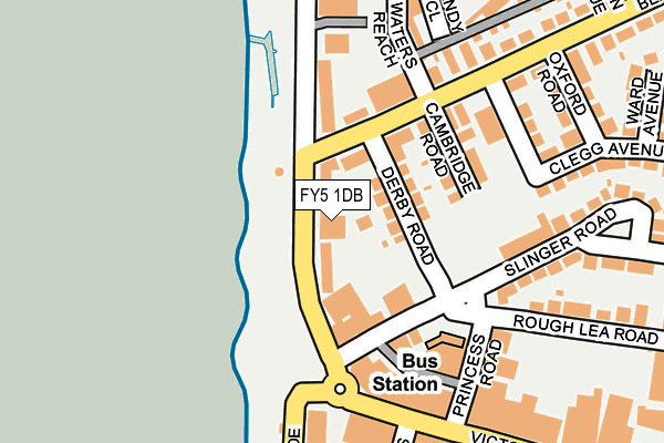 FY5 1DB map - OS OpenMap – Local (Ordnance Survey)